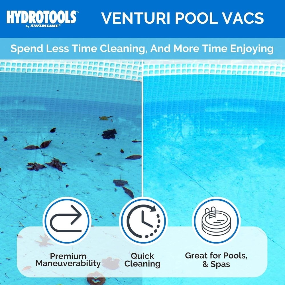 Versatile Garden Hose-Powered Pool Vacuum for Inflatable & Above Ground Pools