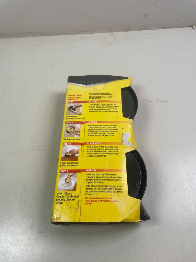 d-CON Value Pack No-View No-Touch Mouse Traps 2 Total Traps New