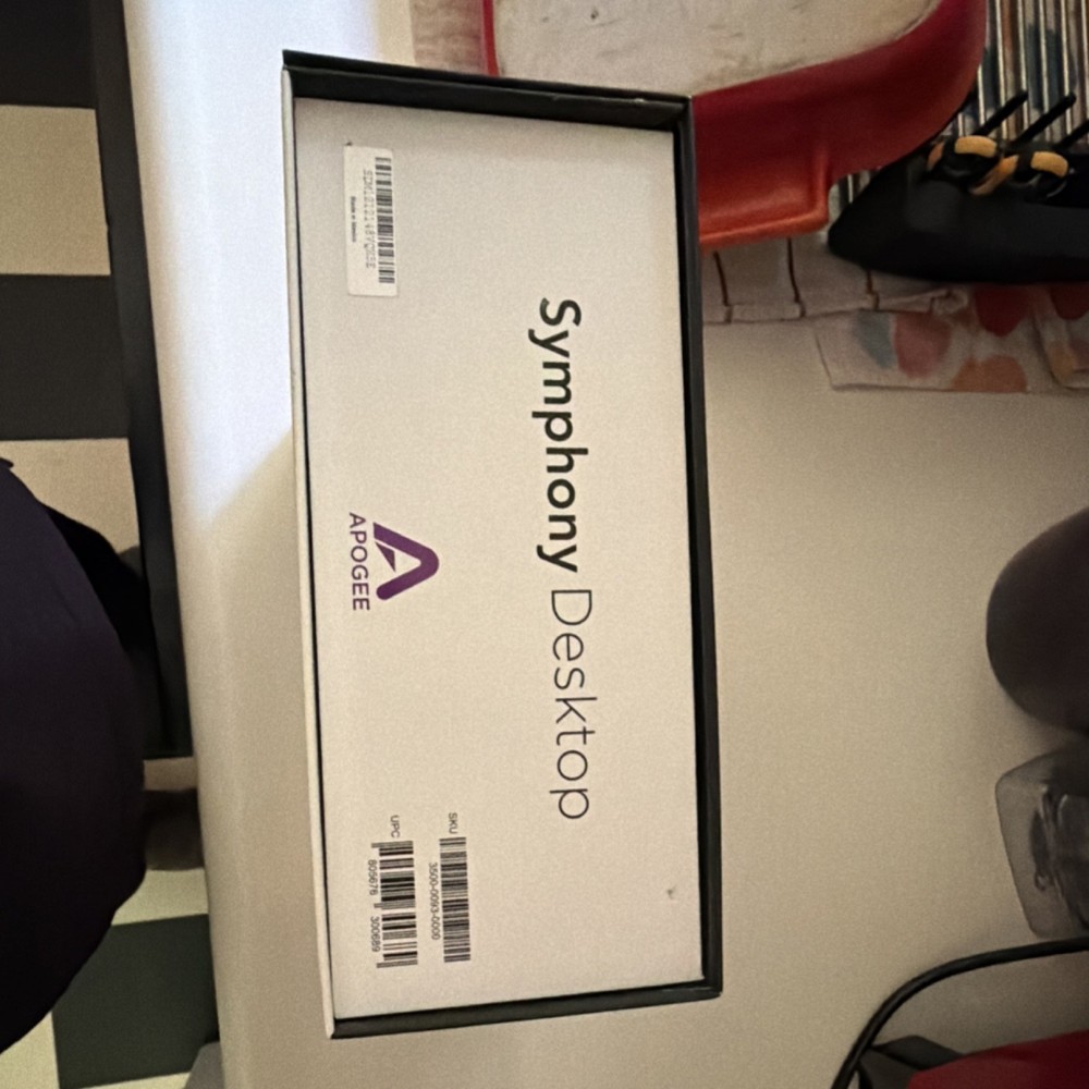 Apogee Symphony Desktop USB Audio Interface Touch Screen DSP 2 Mic Inputs USB-C