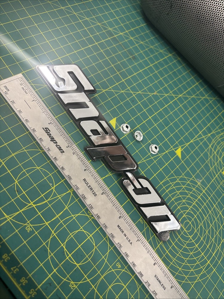 *New* Snap On Tool Box Roll Cab Chest Badge Decal Emblem