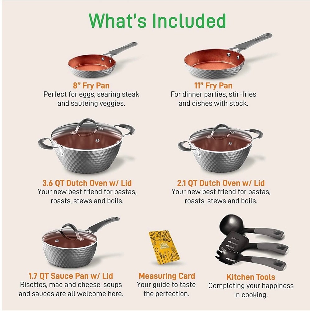 non stick ceramic cookware set