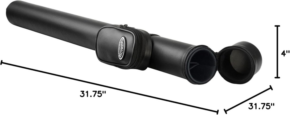 Hard Shell Billiard Cue Holder - Impact-Resistant Interior