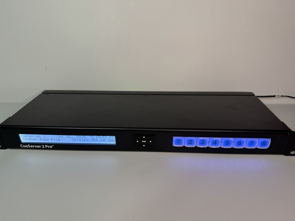 CS-900 INTERACTIVE TECHNOLOGIES CueServer2 PRO PLAYBACK PROCESSOR DMX CONTROLLER