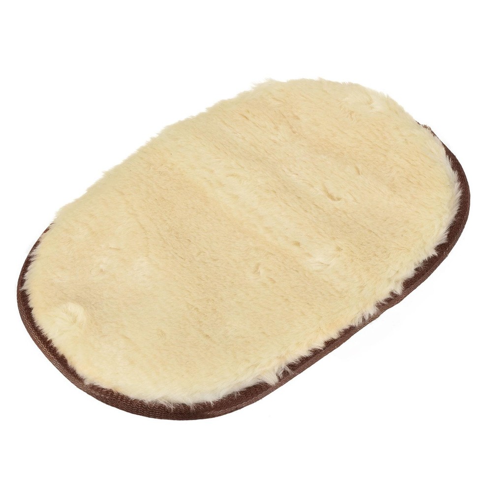 Microfiber Dusting Mitten Sponge Scratch Free House Cleaning Beige Brown