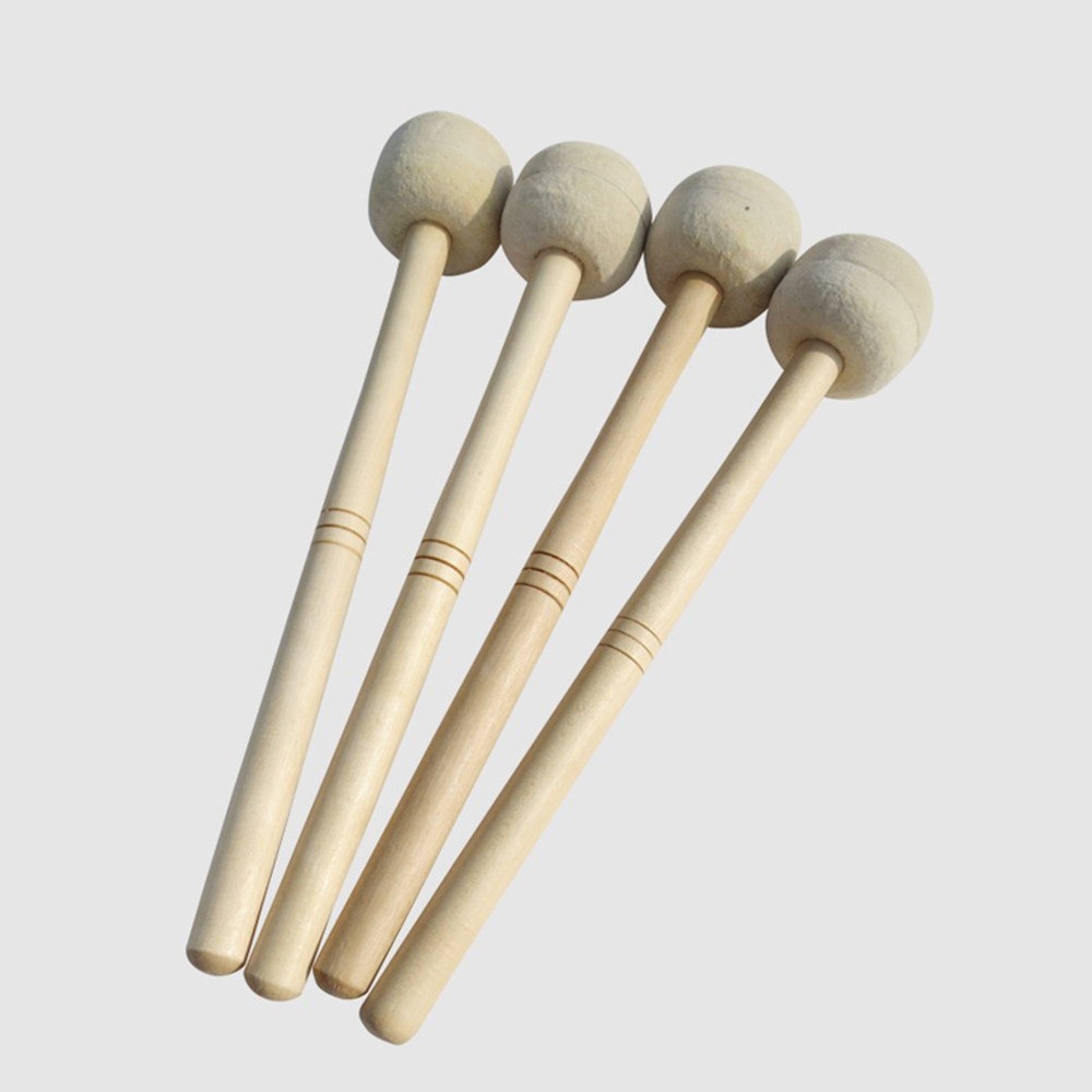 Maple Wood Teardrop-shaped Drumsticks Mallets Collection Hand Percussion