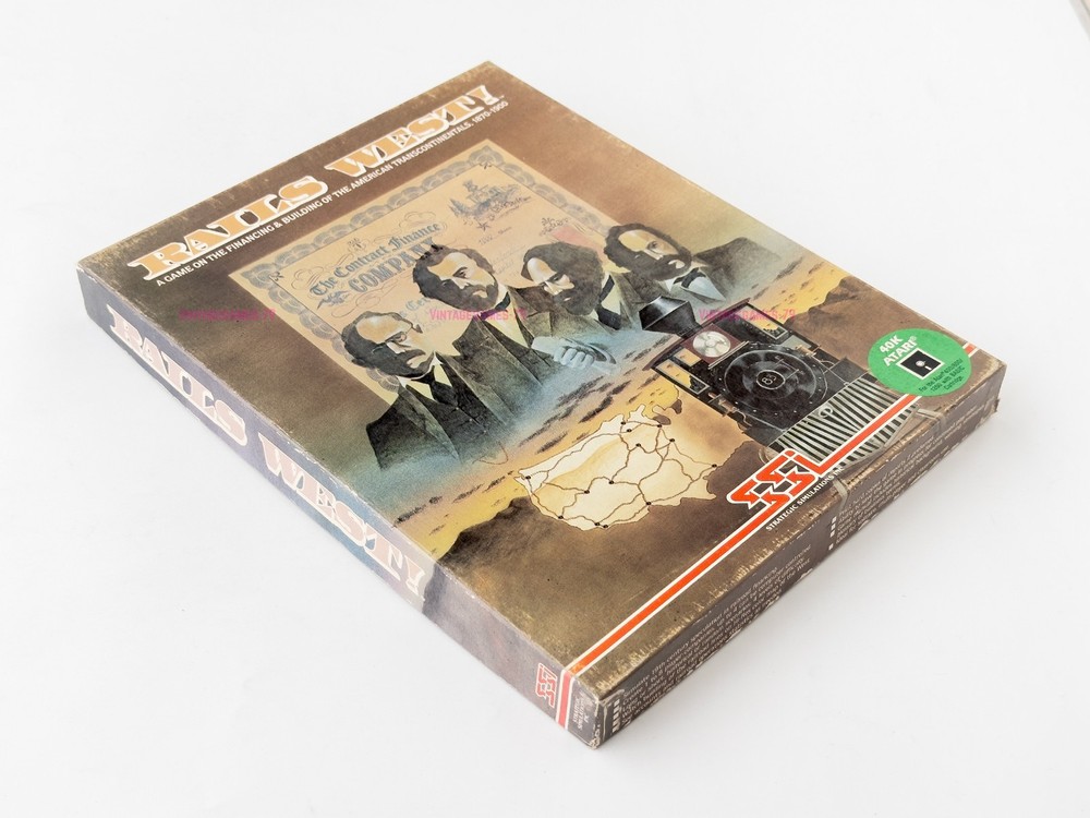 Rails West - SSI - 1984 / Atari 8-bit