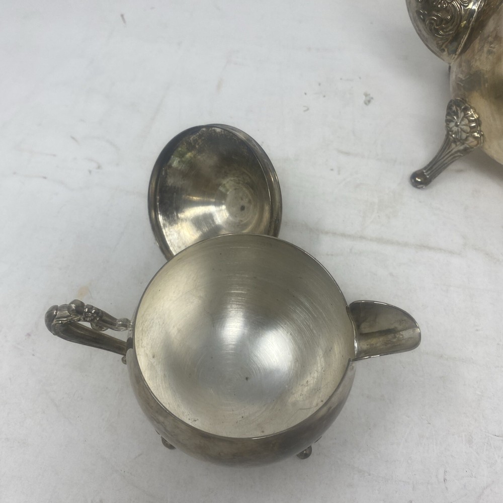 Silver Plated Tea Set 4 Piece