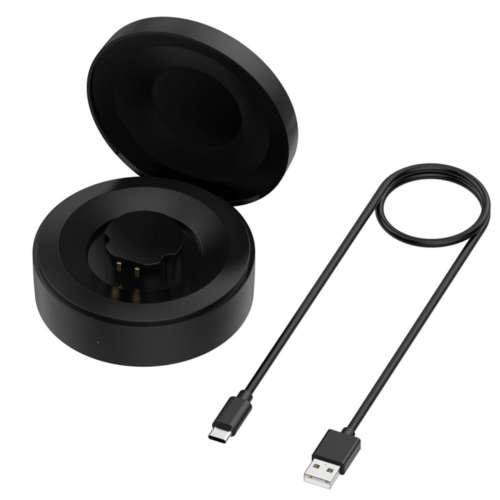 1Pc Portable Black Type-C 8#-9# Smart Ring Charger Charging Case For RingConn