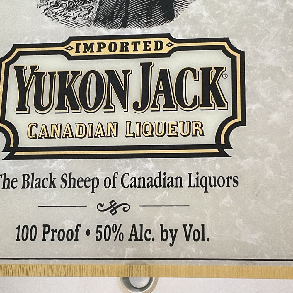 22x19 Yukon Jack Bar Mirror