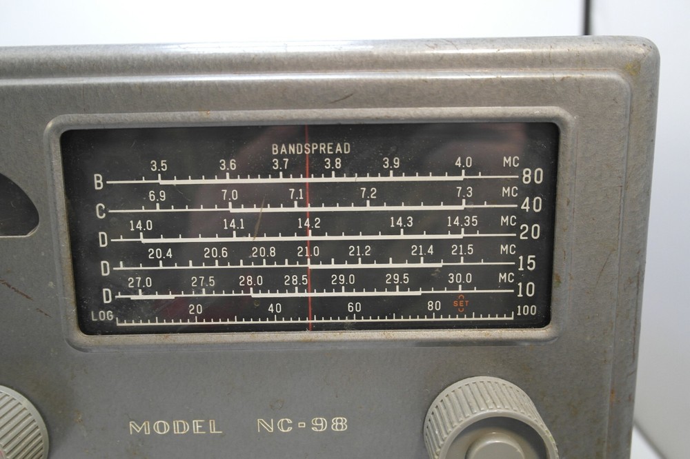 National Company Equipment - General Coverage Receiver NC-98 UNTESTED