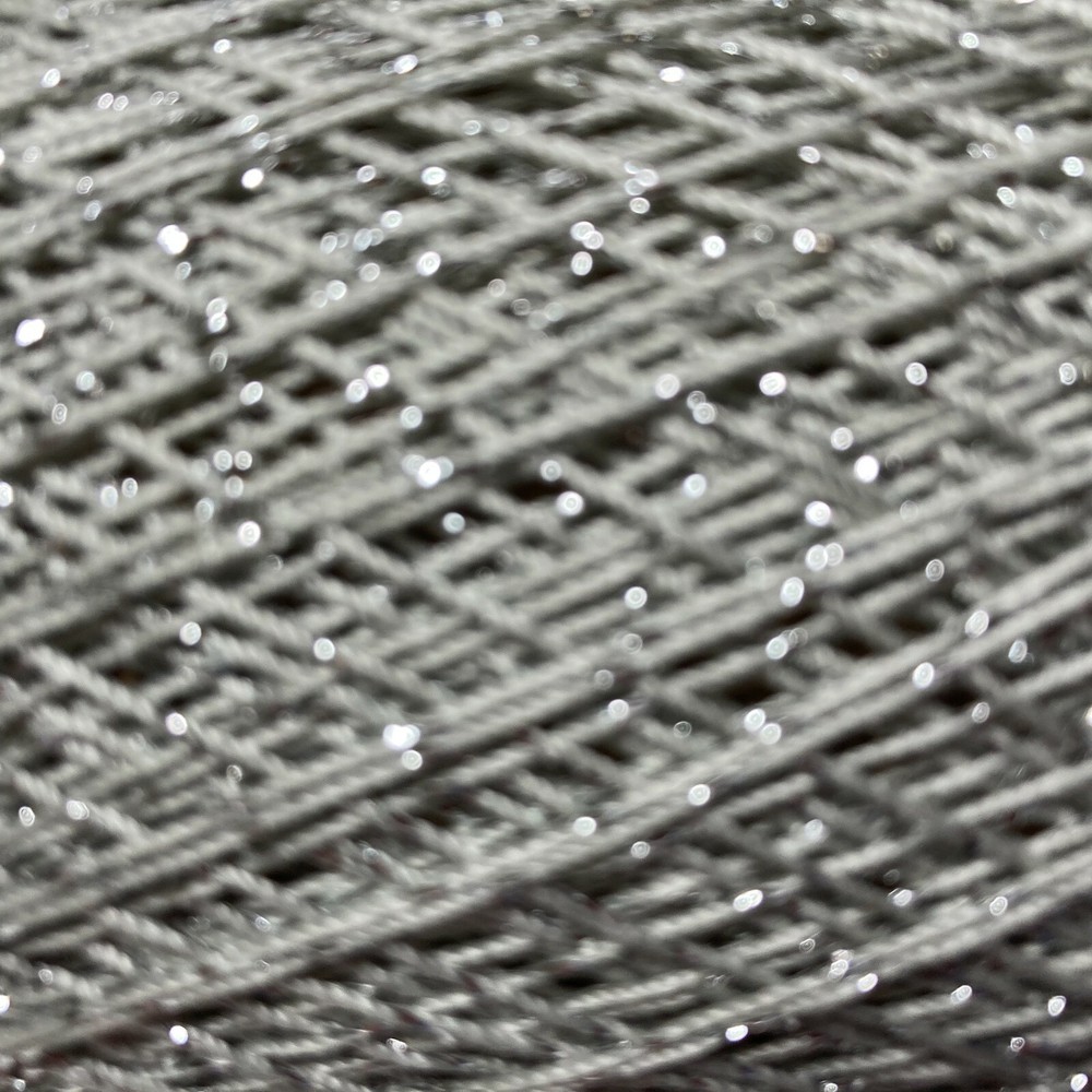 Aunt Lydia's Metallic Crochet Thread Size 10 Silver Silver 4 Spools