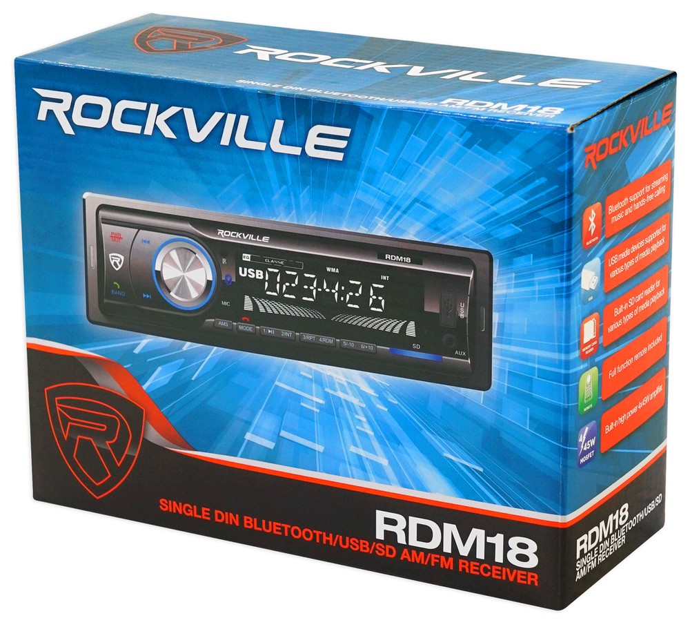 Digital Media Bluetooth AM/FM/MP3 USB/SD Stereo Receiver For 1990-94 Eagle Talon