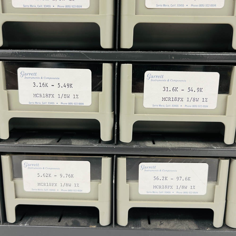 19 Drawer Organizer Storage Cabinet 17x11x11 in with Electronics