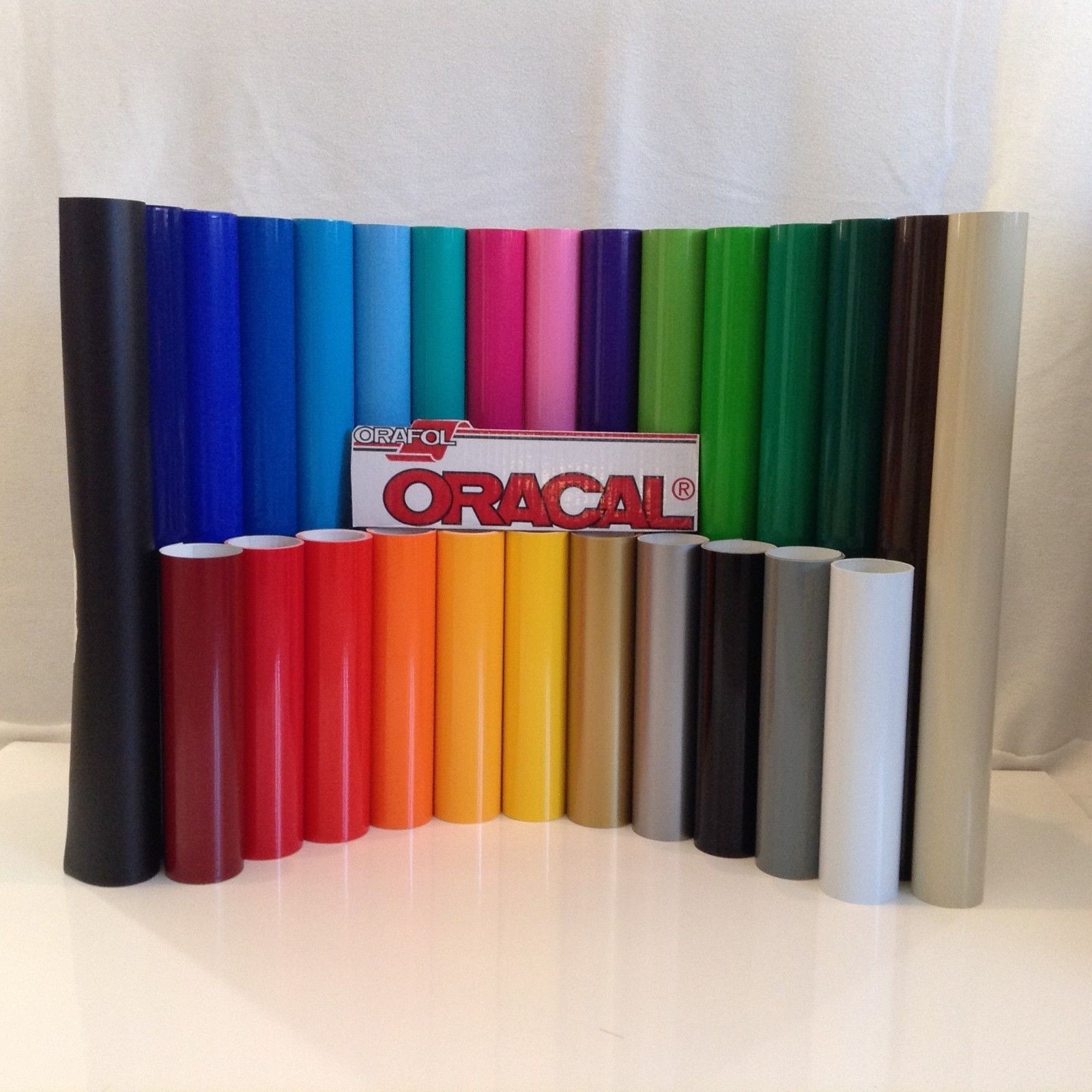 12" Oracal 651 Adhesive Vinyl (Craft hobby), 6 Rolls@ 5' Ea. by precision62