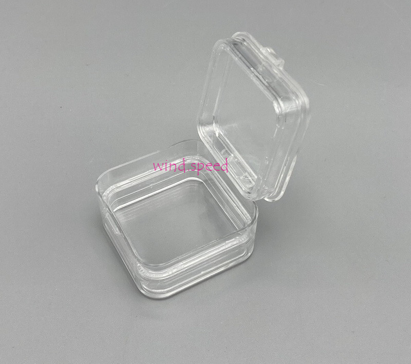 Denture False Teeth Membrane Case Container Hinged Display Box Jewelry Retainer