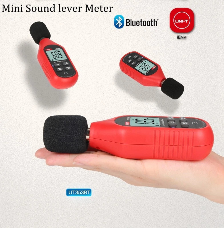 UNI-T UT353-BT Mini Sound Level Meter Adjustable Sample Rate LCD Backlight