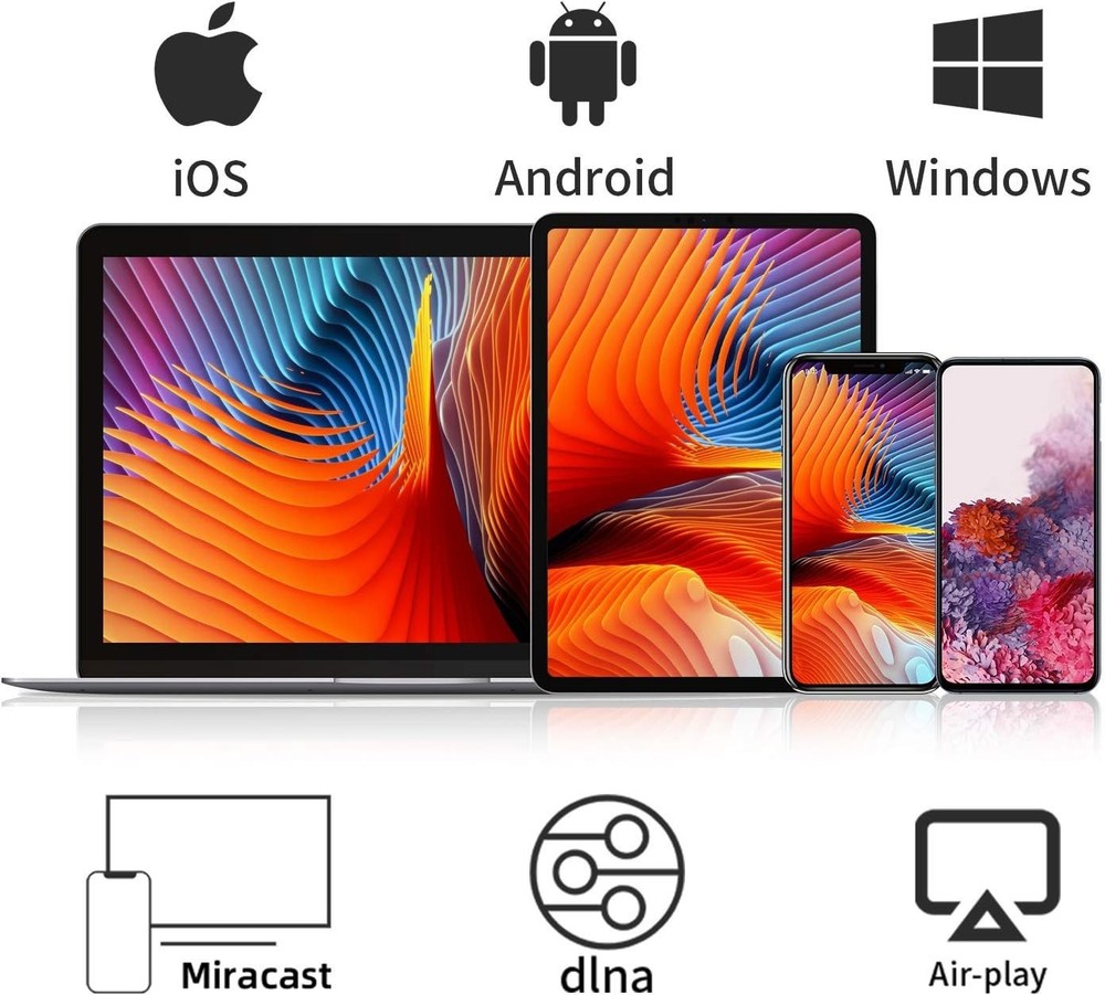 Wireless 4K Screen Mirroring Adapter - Easy HDMI Streaming for All Devices