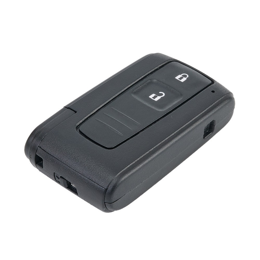Remote Key With Uncut Key Blade 2 Button Replacement For Toyota Corolla