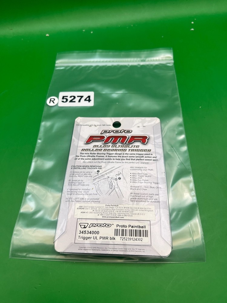 Proto PMR Ultralite Roller Bearing Trigger Black