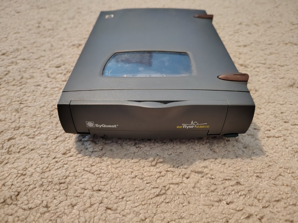 SyQuest ezflyer 230mb External Hard Drive Power Tested