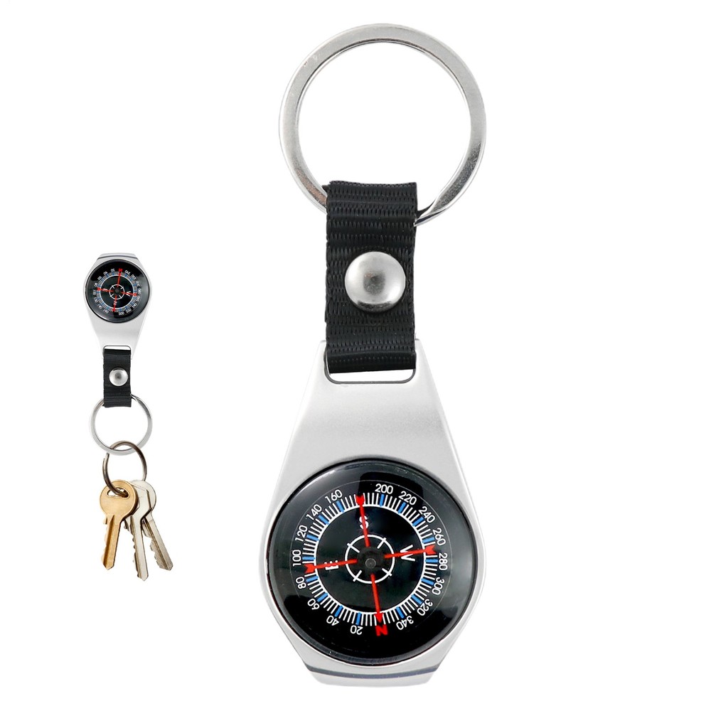 Zinc Alloy Compass Hook Camping Navigation Tools Small Pocket Compass Compact