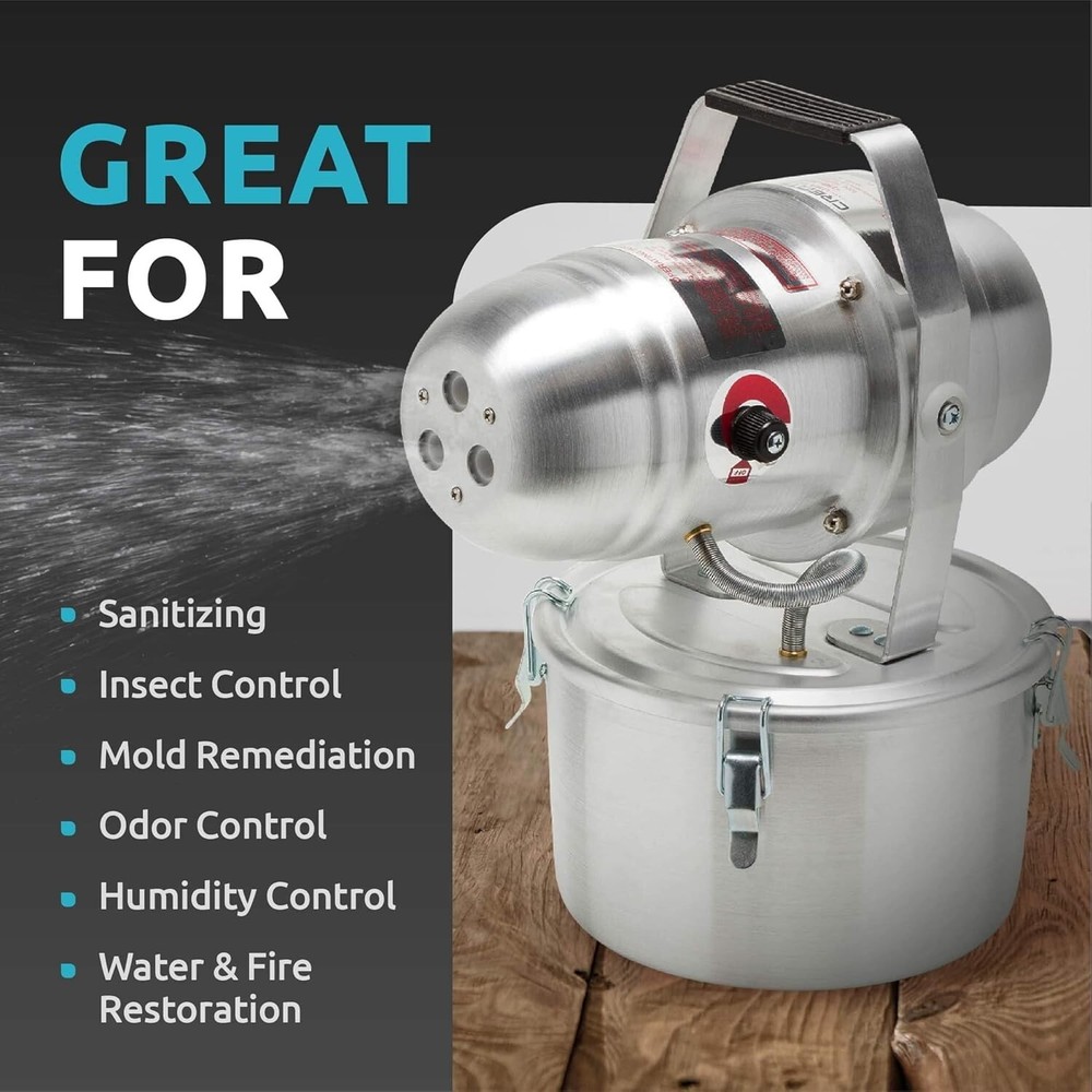 Createch Commander Tri-Jet Fogger,  for Sanitization, Pest, Mold & Odor Control