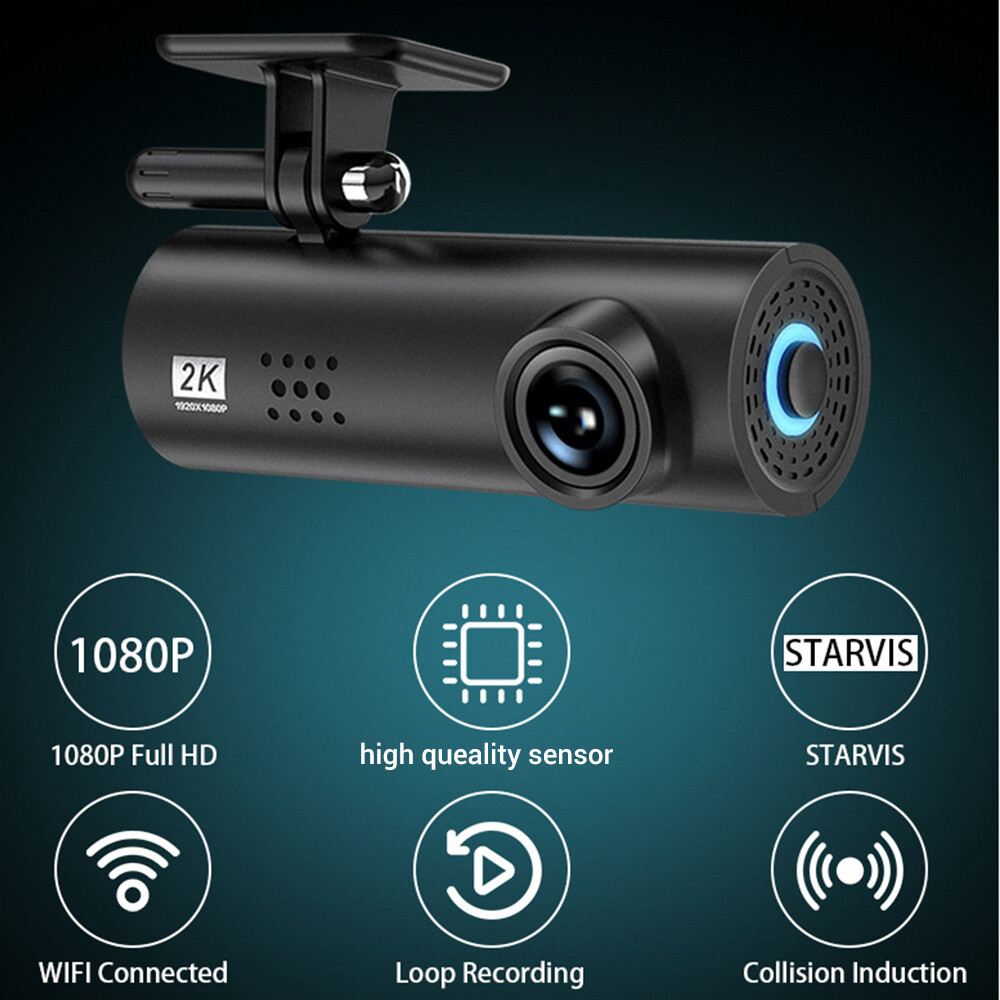 Car Wireless 1080P Lens Dash Camera Cam Dashcam Recorder Loop Recording G-Sensor