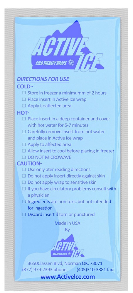 Small Replacement Gel Pack Insert by Cool Relief