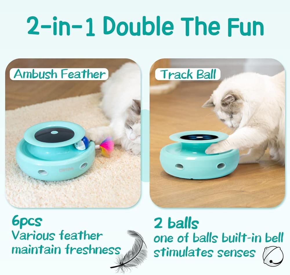 Feathers Replacement ONLY Interactive Cat Toys