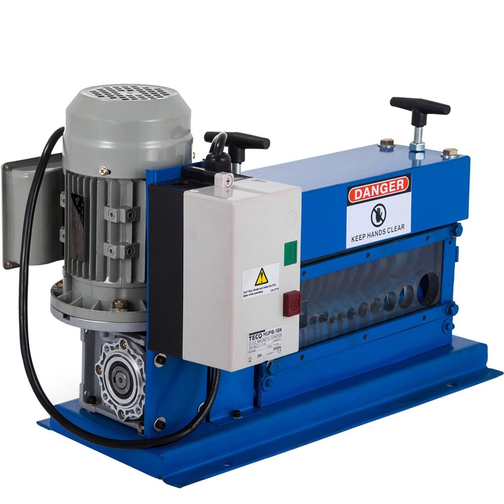 Robust 11-Channel Wire Stripper 370W 1" OD Range 75ft/min