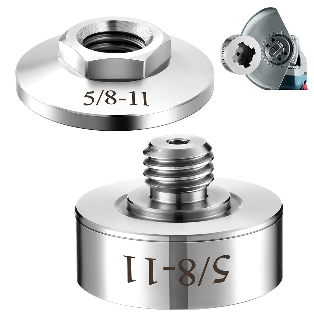 Grinder Lock to 5/8''-11 Thread, Compatible with XLOCK Angle Grinder Cutting ...