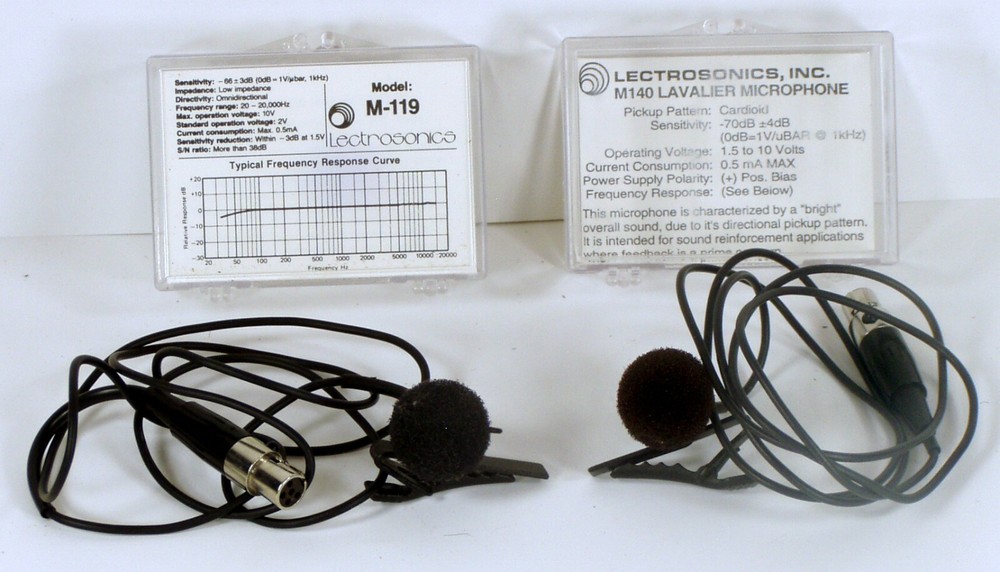 Lectrosonics CR187 Wireless Microphone Transmitter Receiver Two Mics Many Extras