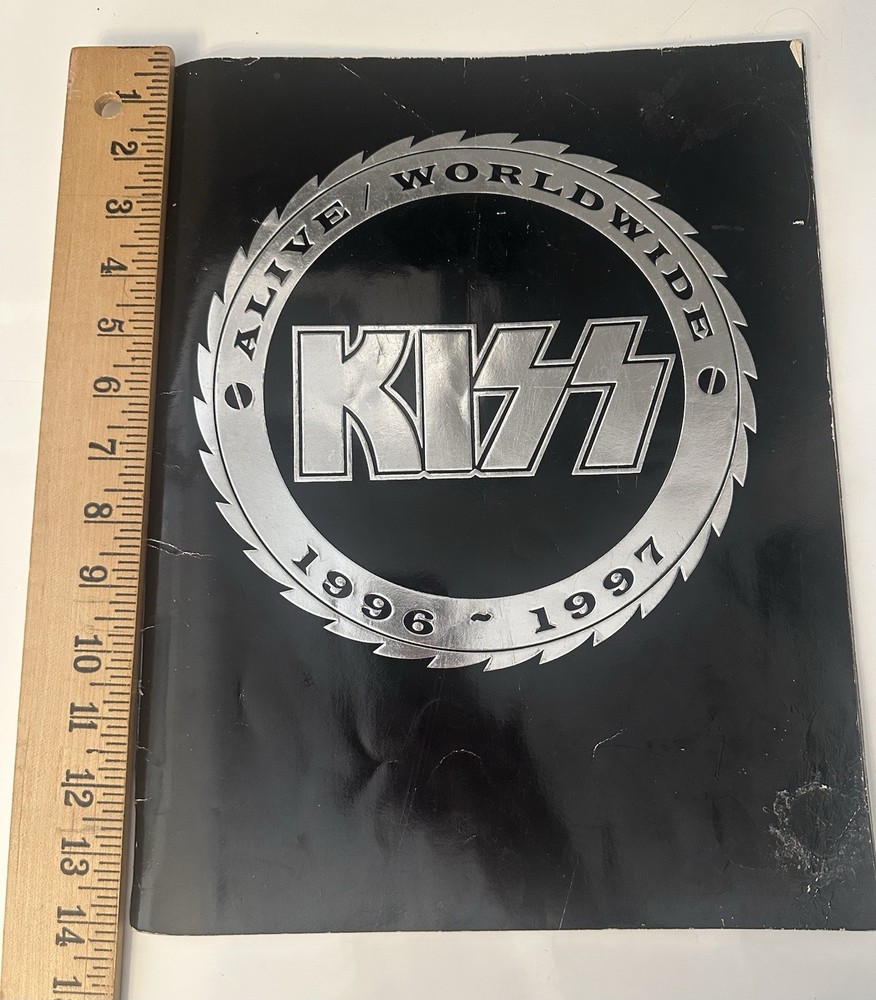 KISS Reunion Tour Book Program 1996-97 Ace Peter Paul Gene
