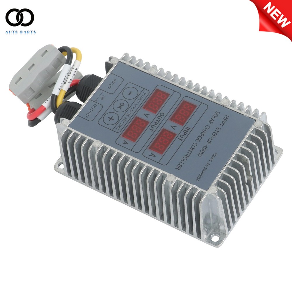 Solar Battery Charge Controller  Boost MPPT 24-85V LED Display Adjustable 400W