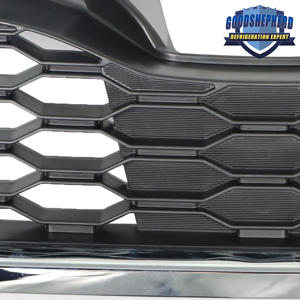 3Pcs For Subaru Forester 2014-2018 Front Bumper Upper Grille Replacement Plastic