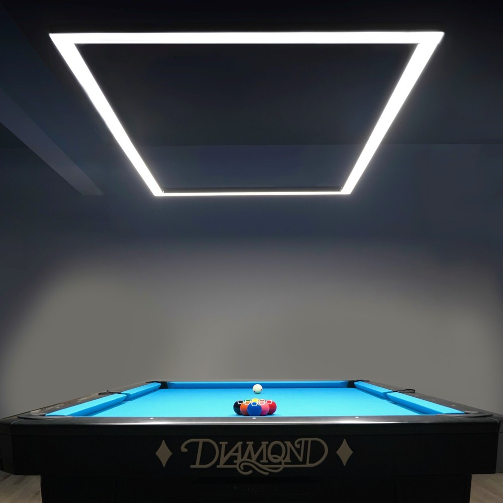 8FT Modern Pool Table Lighting - Perimeter LED Billiard Lights