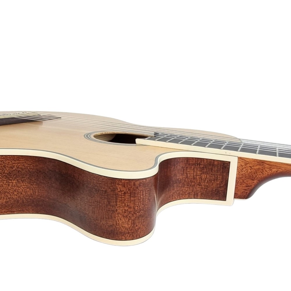 Haze Matte C551BCEQSM Solid Top Thin Body Arched Back Classical Guitar