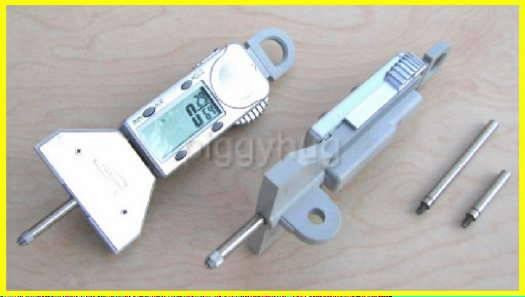 mini depth gauge 4" + digital indicator electronic / digital spring loaded new
