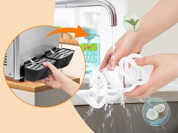 Ginkman Commercial 2 Tanks 24L Frozen Drink Slushy Making Machine Smoothie Maker