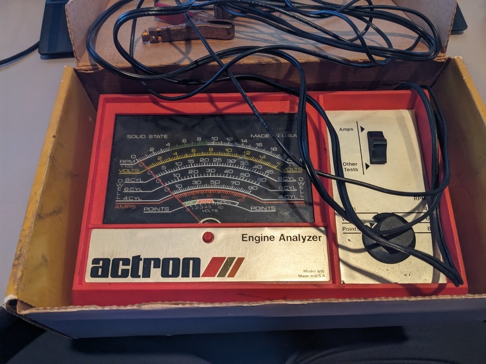Actron Engine Analyzer Model 615 Style 6315 includes manual