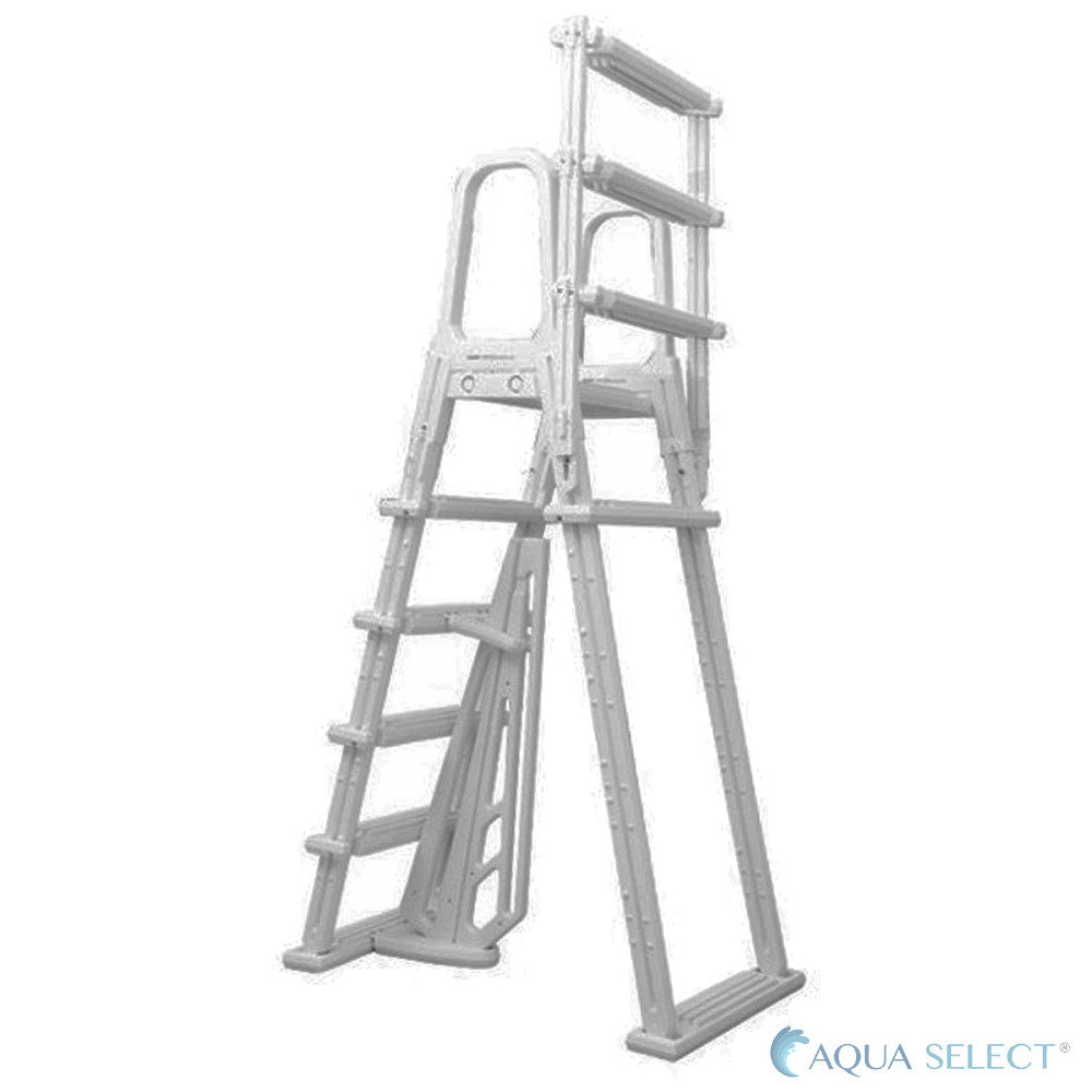Aqua Select Above Ground  Swimming Pool A-Frame Heavy Duty Ladder - 48" to 54"