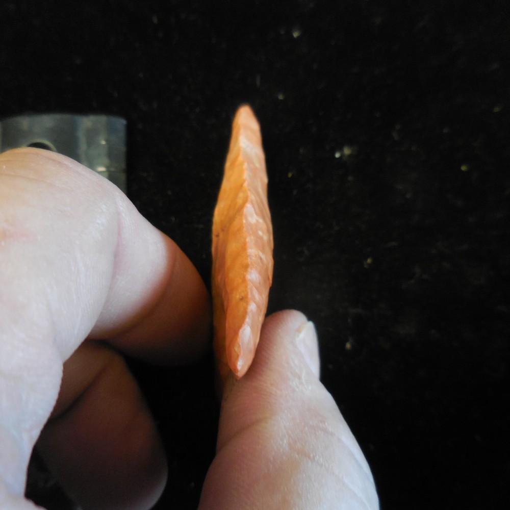 RED DALTON POINT--CLASSIC FORM AND FLAKING