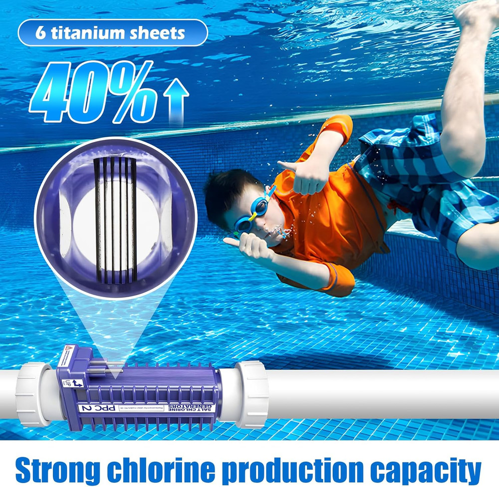 PPC2 Salt Cell Is Compatible with Pool Pilot Nano plus System and Suitable for 3