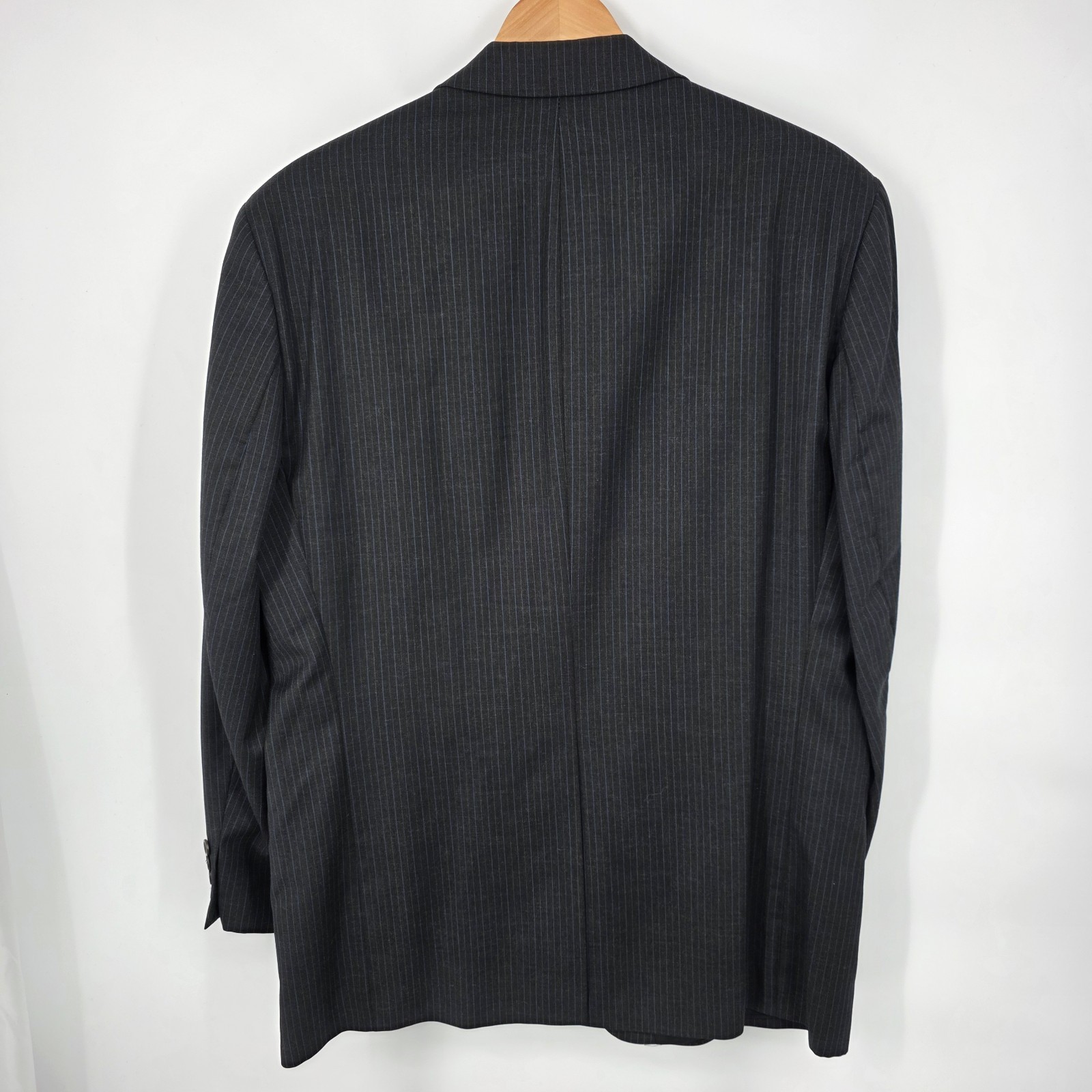 Polo University Ralph Lauren Suit Charcoal Pinstripe Wool/Cashmere 42R (34x29)