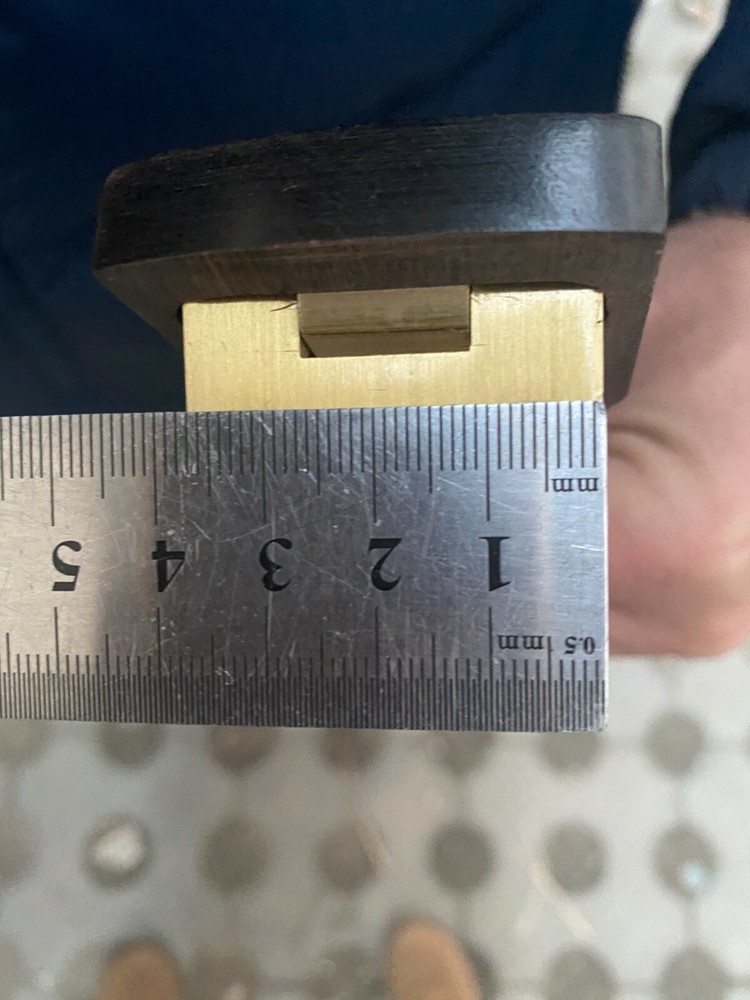 Solid ebony tailpiece for Jazz archtop guitar