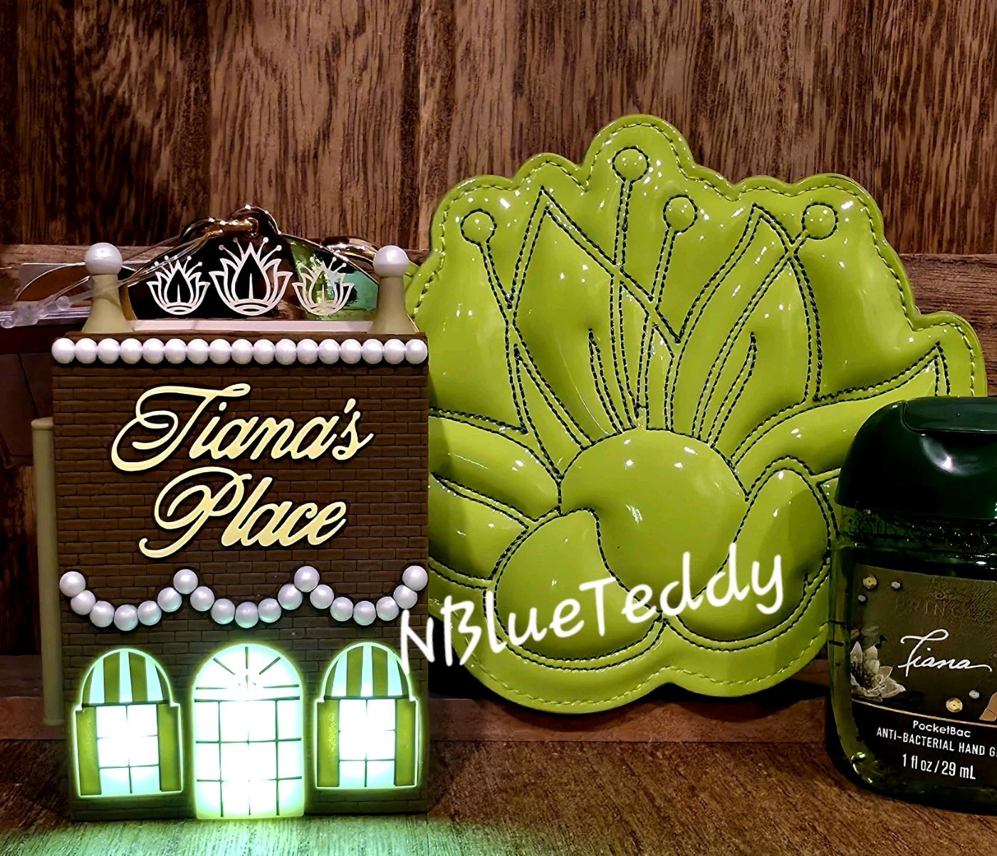 B&BW Disney Princess Tiana Coin Purse & Pocketbac 2-Pc Bundle ( NO REFILL)