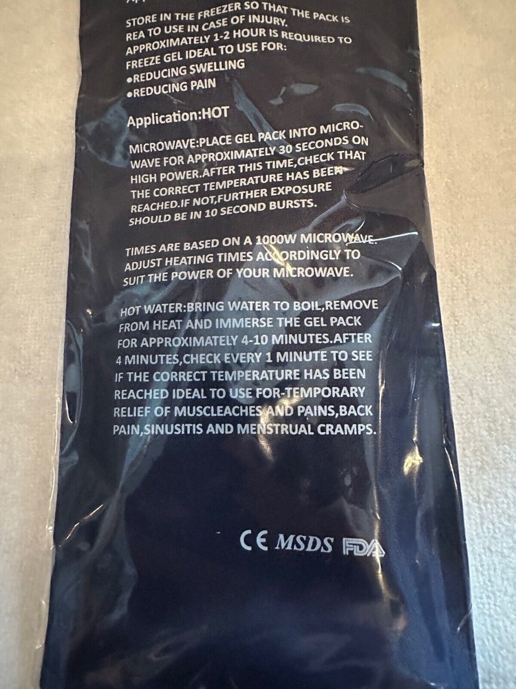 Sportica Hot/Cold Pack Microwaveable Reusable New Without Package