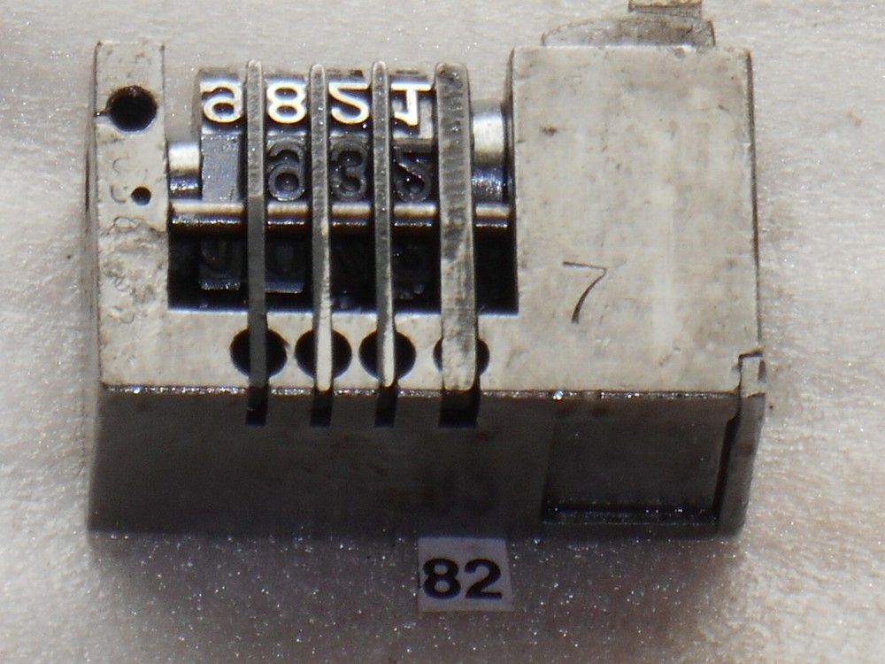 WMA | Reverse letterpress numbering machine | 82