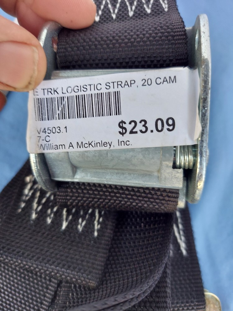 Snappin Turtle E Track Camlock Logistics Strap 20ft.