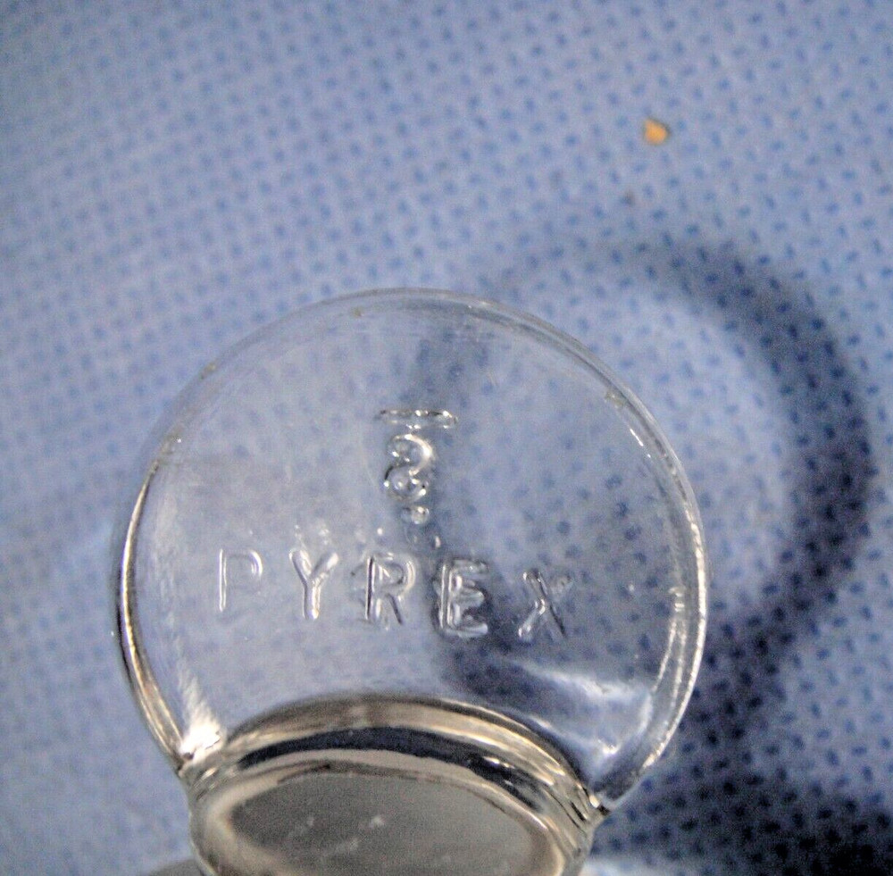 Pyrex St32 Solid Glass Penny Head Stopper
